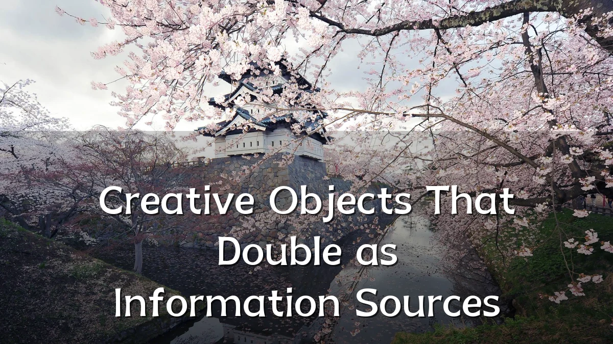 Creative Objects That Double as Information Sources
