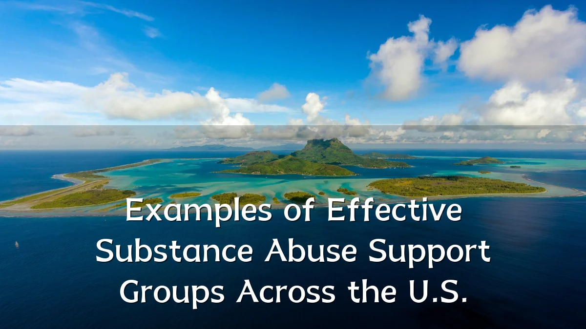 Examples of Effective Substance Abuse Support Groups Across the U.S.