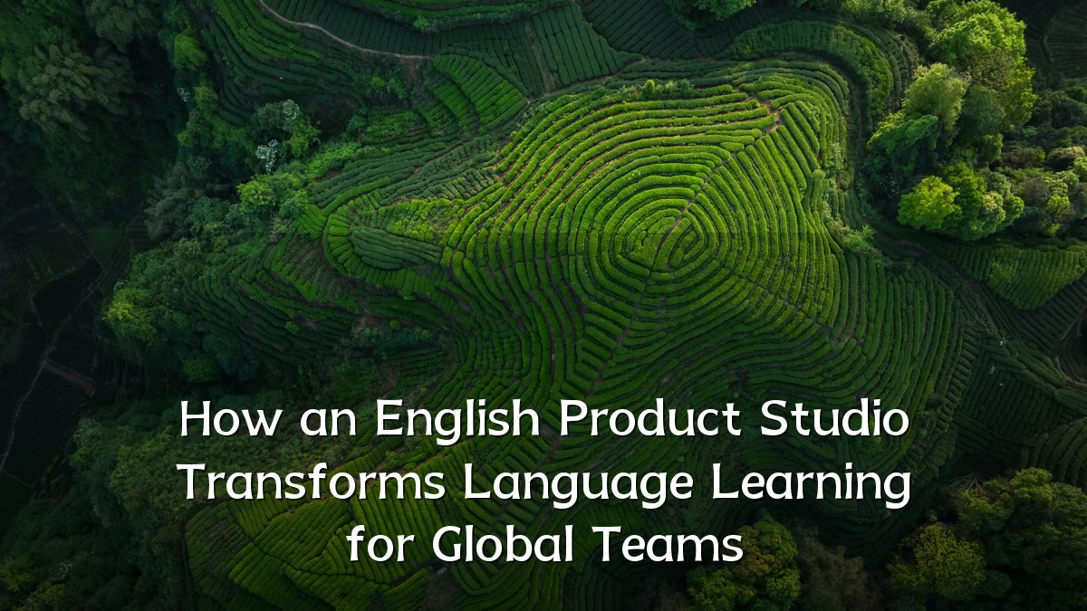 How an English Product Studio Transforms Language Learning for Global Teams