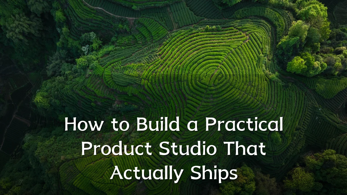 How to Build a Practical Product Studio That Actually Ships
