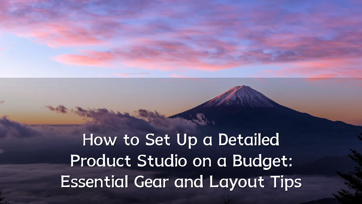 How to Set Up a Detailed Product Studio on a Budget: Essential Gear and Layout Tips