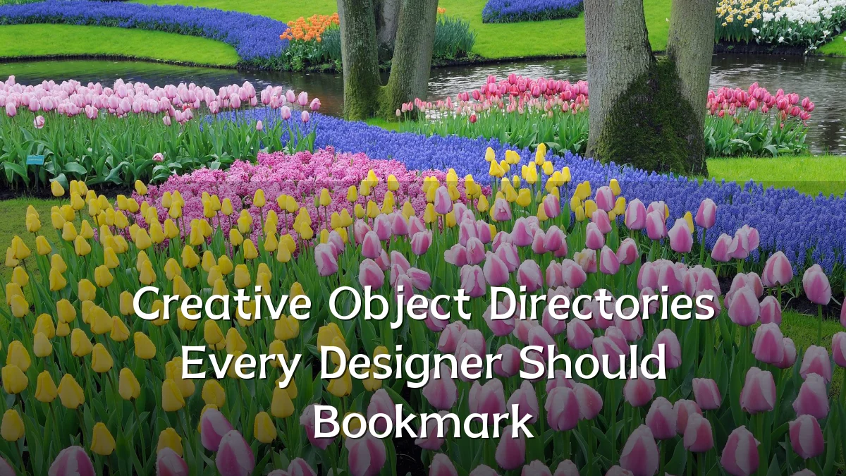 Creative Object Directories Every Designer Should Bookmark