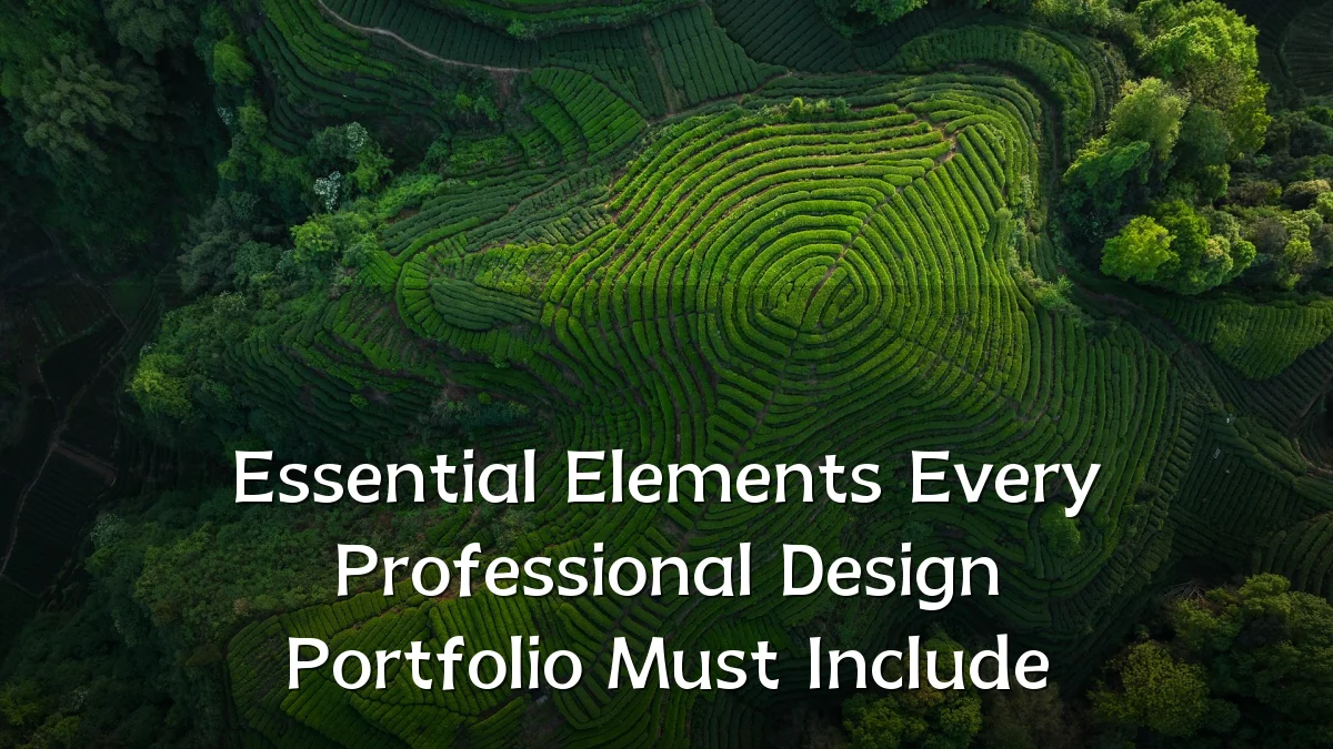Essential Elements Every Professional Design Portfolio Must Include