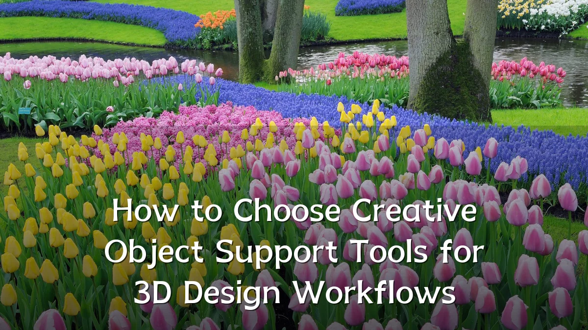 How to Choose Creative Object Support Tools for 3D Design Workflows
