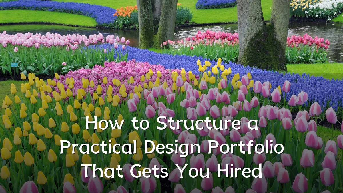 How to Structure a Practical Design Portfolio That Gets You Hired